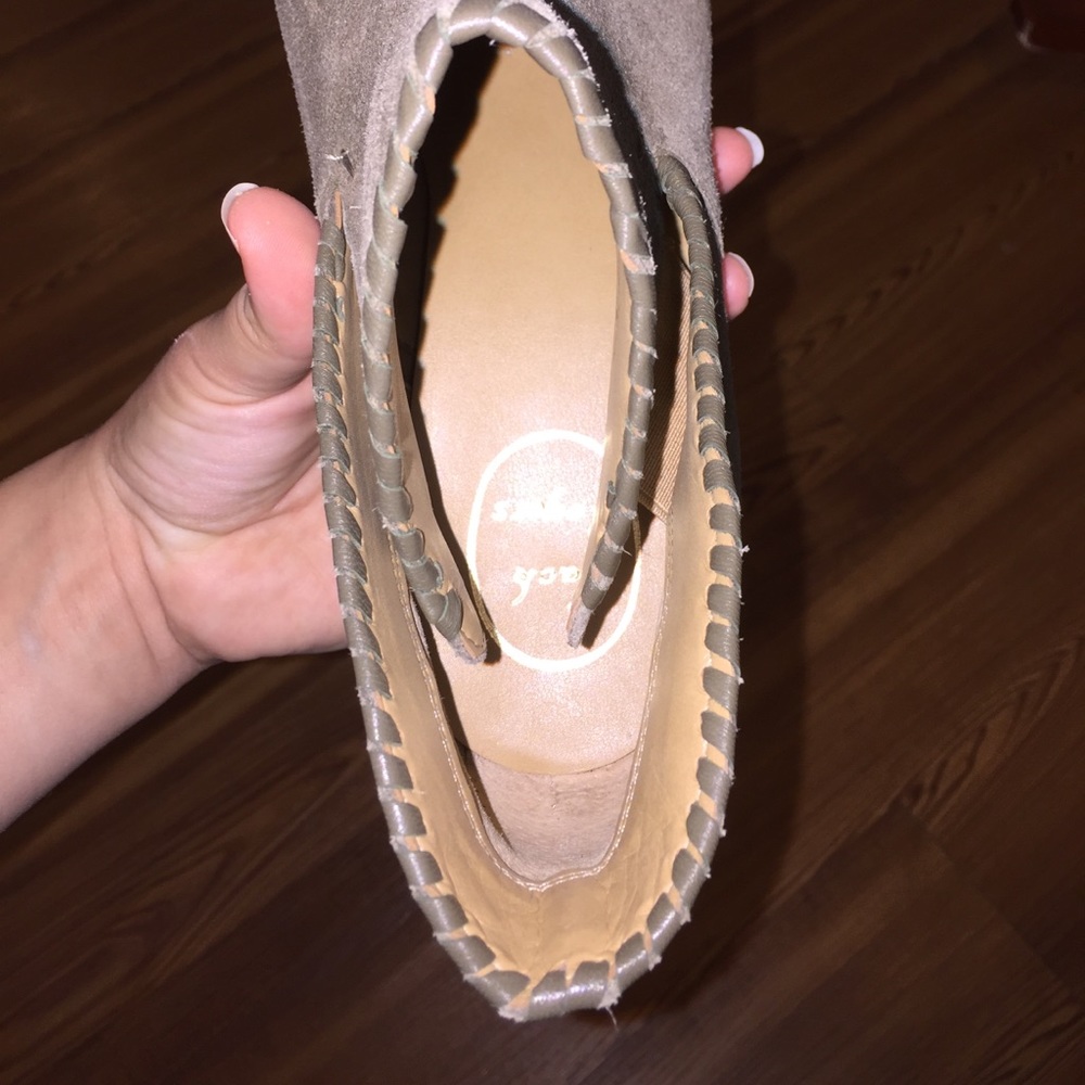 Green Jack Rogers ankle boots/booties size 10 - Picture 7 of 7